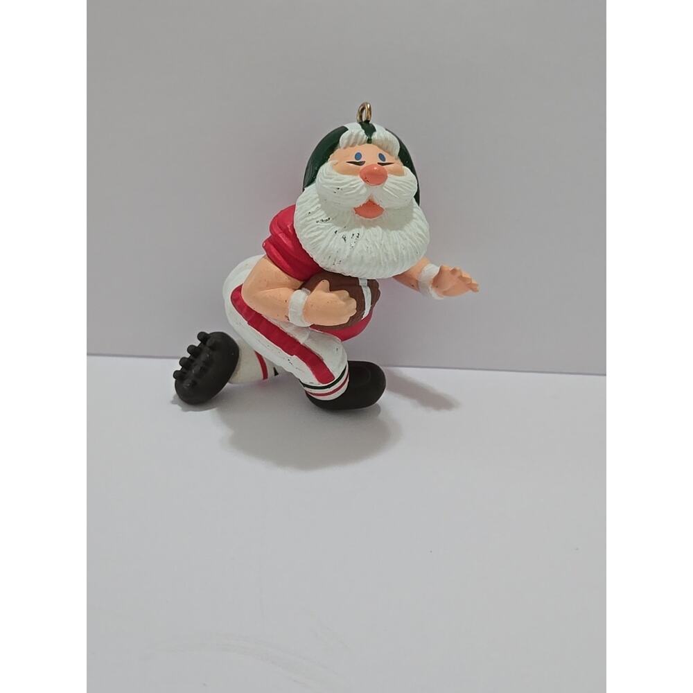 St. Clause Football Small Christmas Ornament 1986